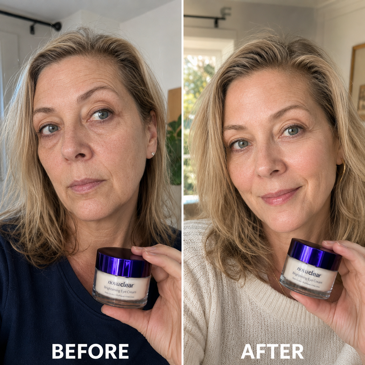 NovaClear® Tinted Brightening Eye Cream
