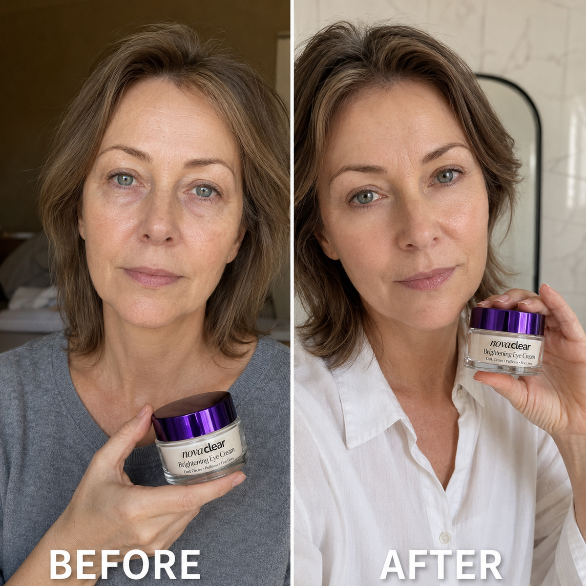 NovaClear® Tinted Brightening Eye Cream